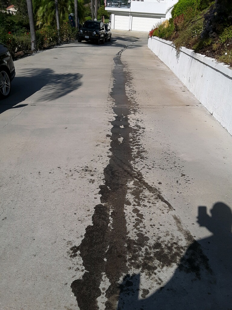 Driveway Oil Spill 