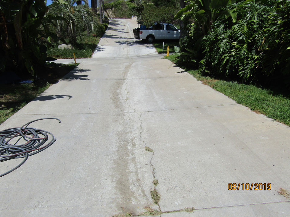 Driveway Oil Spill Removal